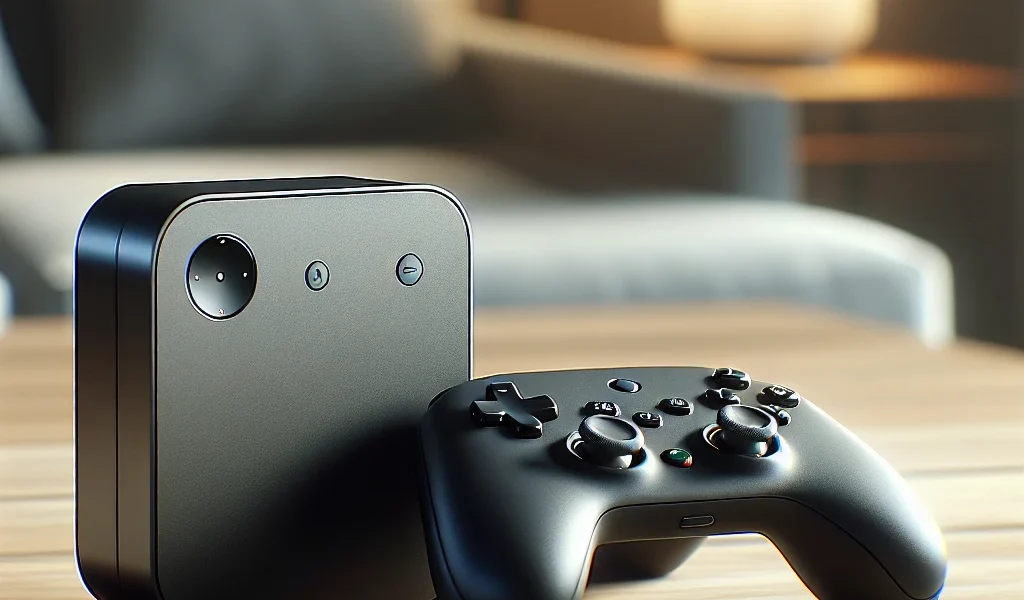 "Amazon Fire TV Stick Baru dengan Mode Gaming Ringan - Menyajikan pengalaman hiburan terbaik melalui streaming dan gaming di rumah."